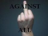 Against all
