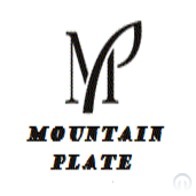 Mountain Plate - black rose